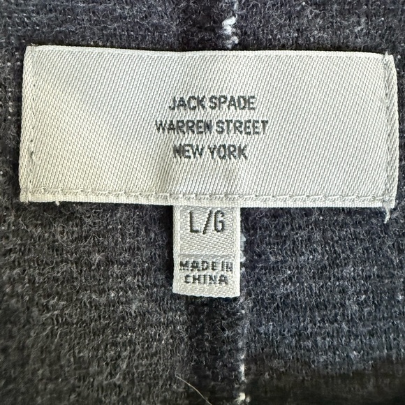 Jack Spade Warren Street Men’s Henley Large Gray Long Sleeve Shirt - Picture 2 of 5